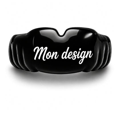 Protège-dents sur-mesure CUSTOM-PRO Mon design - Noir