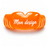 Protège-dents sur-mesure CUSTOM-PRO Mon design - Orange fluo