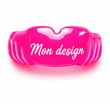 Protège-dents sur-mesure CUSTOM-PRO Mon design - Rose fluo