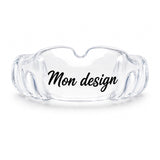 Protège-dents sur-mesure CUSTOM-PRO Mon design - Transparent